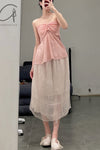 SWAYING/KNIT Bow Tube Top SW22SST02 Light Pink PS47